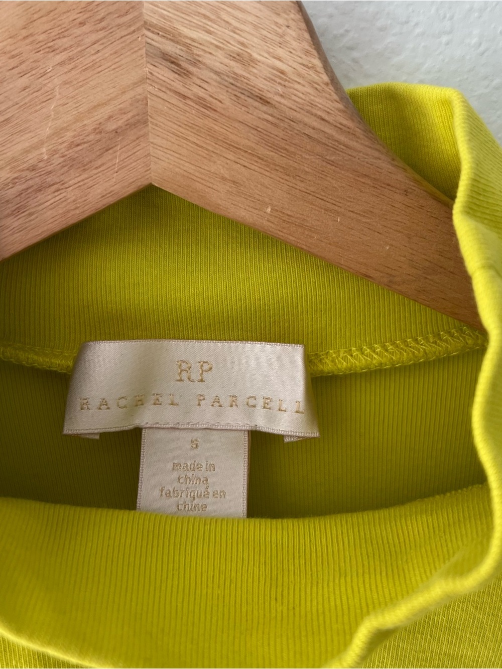 RACHEL PARCELL | Iconic Cutout Stretch Knit Bodysuit in Chartreuse | S - Picture 4 of 4